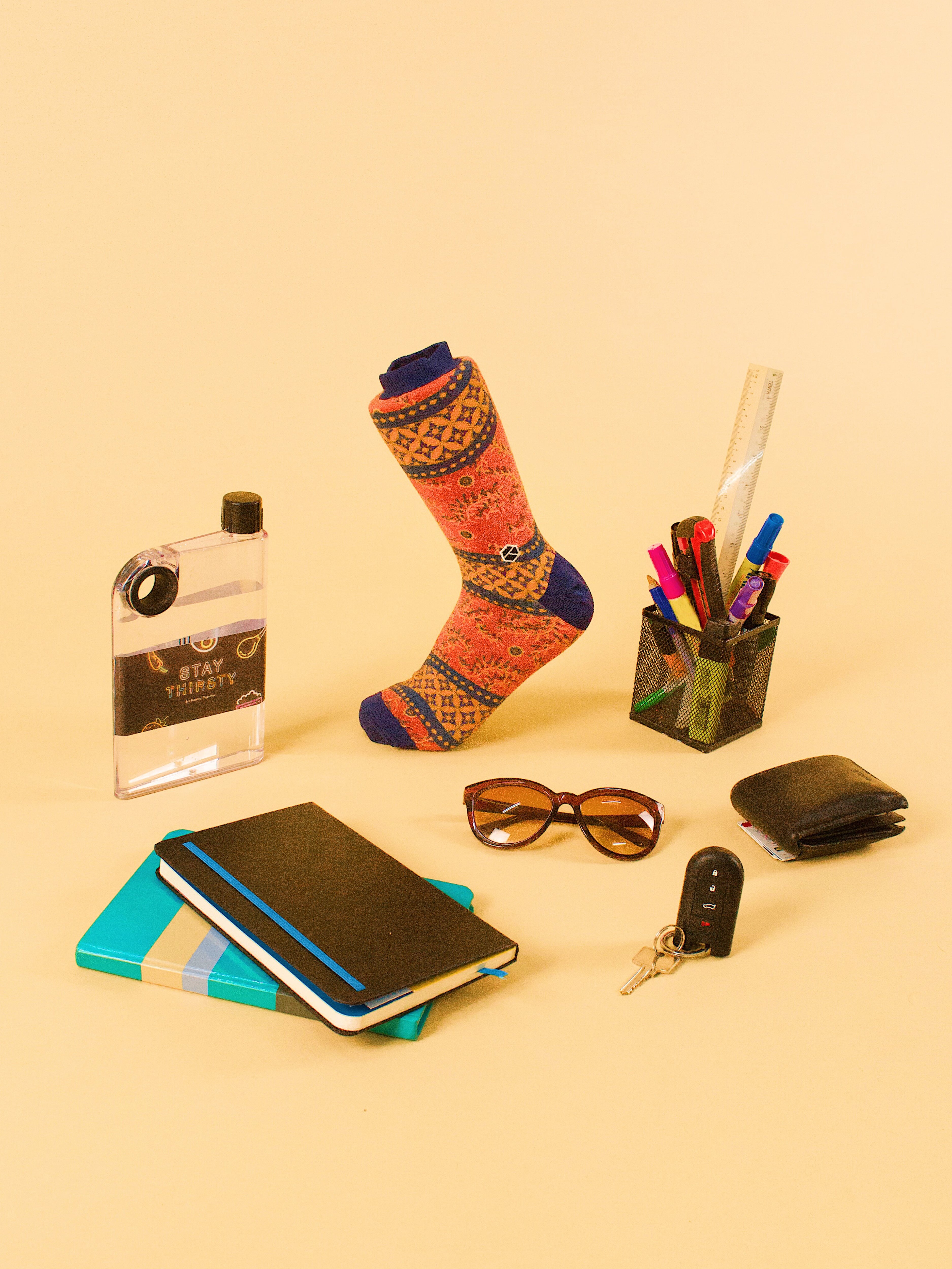 high-crew-socks-with-colourful-background-batik-socks-collections