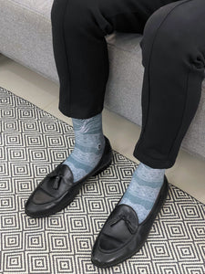 mono colour batik socks